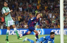 Griezmann dazzles as five-star Barcelona rout Betis