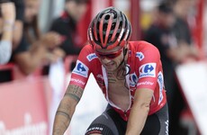 Nicolas Roche crashes out of Vuelta a day after losing red jersey
