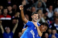 Morelos' 91st-minute strike stuns Legia Warsaw and sends Rangers through to Europa League