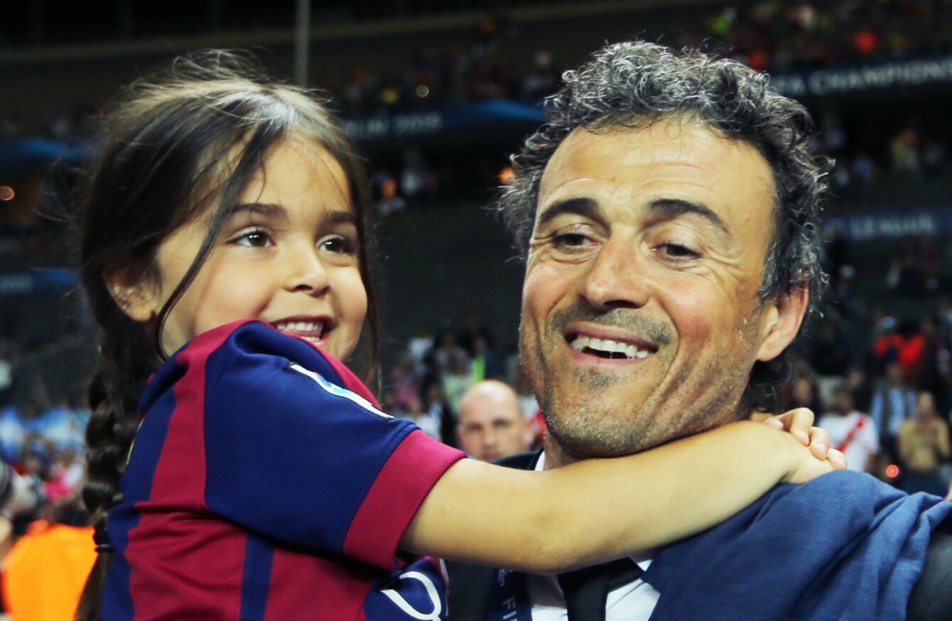 Former Spain and Barcelona manager Luis Enrique's daughter ...