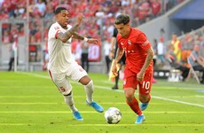 Coutinho earns first start to help Bayern come from behind and smash six past Mainz