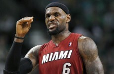 VIDEO: Boston Celtics fan tips beer over LeBron James