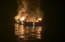 Dive boat sinks in flames off California coast with 34 missing and many feared dead