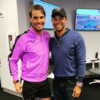 Nadal books quarter-final spot while 'idol' Tiger Woods watches from the stands