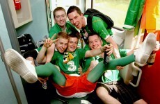 In pictures: Irish fans head for Poland by plane, trains and automobile