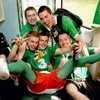 In pictures: Irish fans head for Poland by plane, trains and automobile
