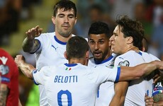 Italy ride their luck to see off 10-man Armenia