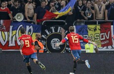 Sergio Ramos on target as Spain maintain 100% record