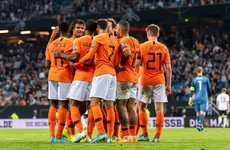 Gini Wijnaldum on target as Netherlands come from behind to stun Germany in Euro qualifier