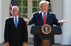 Trump says he 'had nothing to do with' Pence decision to stay at Doonbeg resort