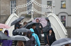It's a rainy morning ... and there's a wet, wet few days ahead