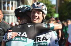Sam Bennett narrowly misses out on third Vuelta stage victory