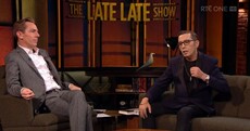 Late Late crowd joins in as Christy Dignam sings a stunning version of Waltzing Matilda