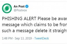 An Post issues warning over scam text messages