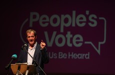 'We’ve had enough of blood red lines': Hundreds gather in Belfast to demand second Brexit vote