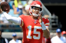 Mahomes erupts for Chiefs, Patriots and 49ers win big