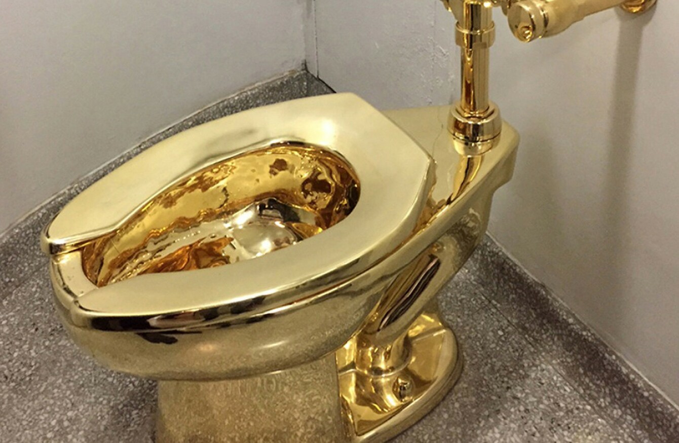 UK makes second arrest in golden toilet theft · TheJournal.ie