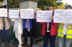 Hundreds of school secretaries begin strike action this morning
