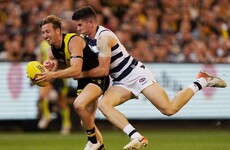 Disappointment for Tuohy and O'Connor as Geelong miss out on AFL Grand Final spot