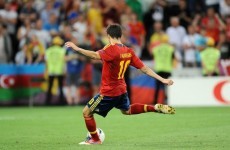 Report: Fabregas earns holders Spain a point from Italy