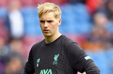 'It'd be unreal' - Irish goalkeeper in line to make senior debut for Liverpool