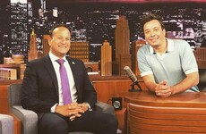 Varadkar meets Jimmy Fallon while on US trade mission