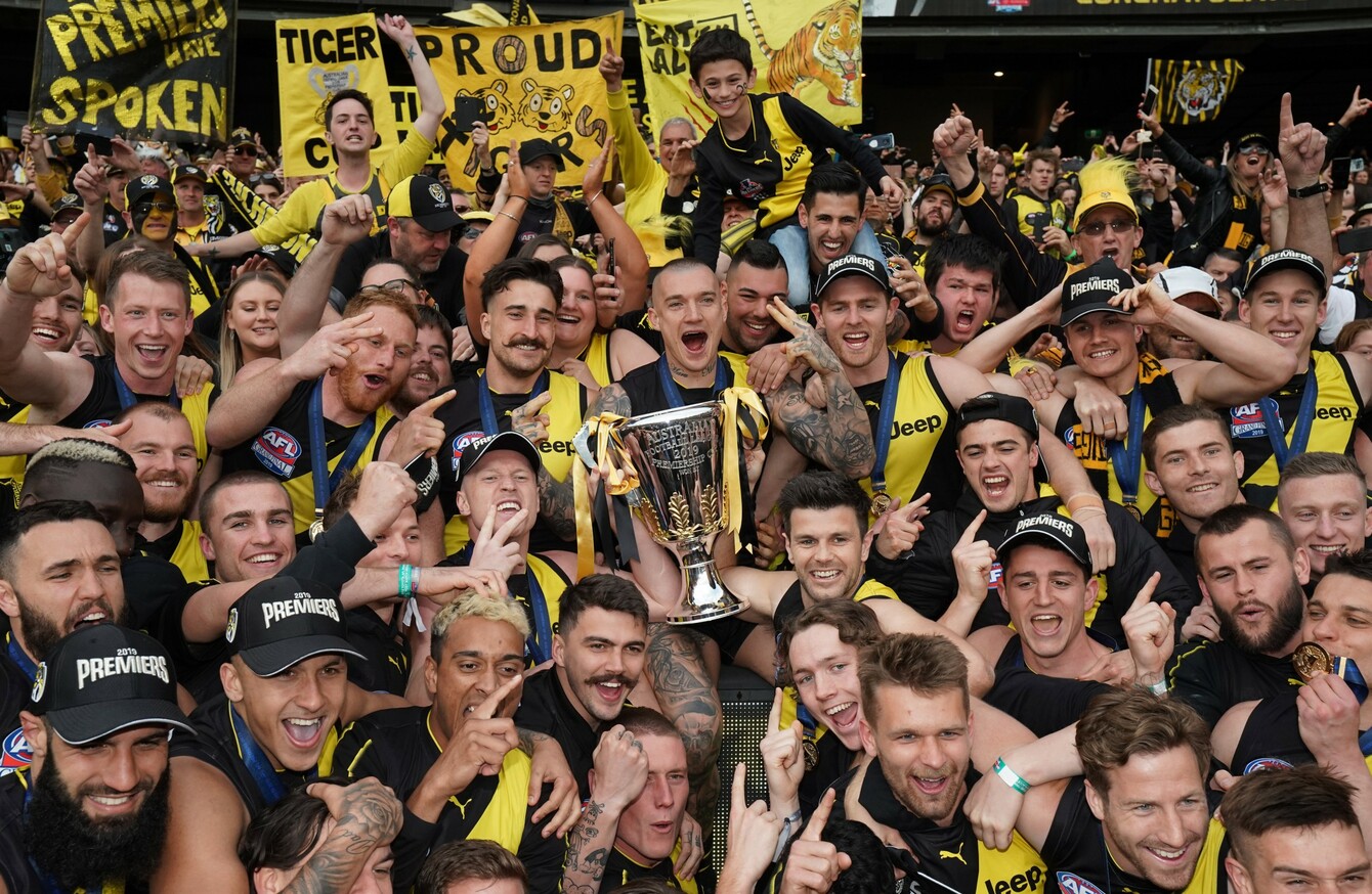 Richmond claim AFL title with stunning 89 point thrashing of GWS Giants