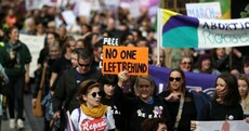 PHOTOS: Large crowds take to the streets of Dublin for this year's March for Choice