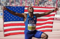 Coleman beats Gatlin to secure 100m gold at World Athletics Championships