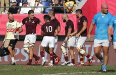Georgia crush giant-killers Uruguay with bonus-point victory