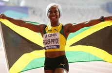 Jamaican sprint queen Fraser-Pryce cruises to record fourth 100m gold at worlds