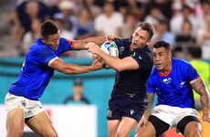 Scotland keep pressure on Ireland with bonus-point win over Samoa
