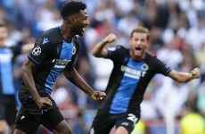 Bizarre goal gives Club Bruges shock lead before Real Madrid rescue point