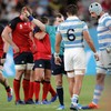 Watch: Argentina's Lavanini sent off for nasty high hit on Farrell