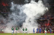 Any chance of a walkover, lads? Croatia in dock for flares, smoke bombs‎
