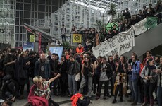 Paris climate activists barricade themselves into shopping centre ahead of Extinction Rebellion protests
