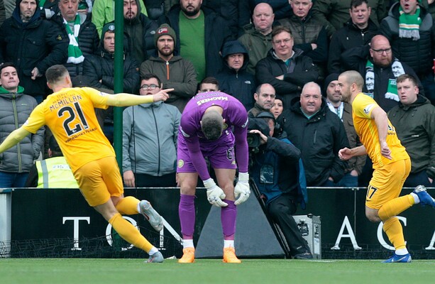 10-man Celtic stunned by Livingston as Lennon’s side suffer first league defeat