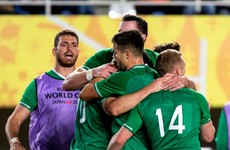 Aki red the only blot as Ireland secure World Cup quarter-final with big win over Samoa