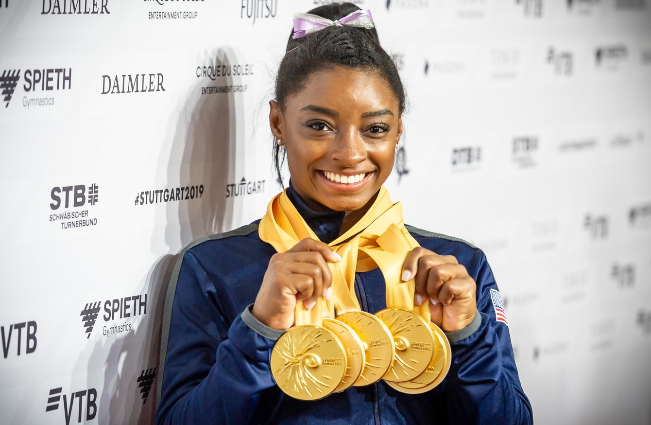 'It meant a lot' - Biles takes career record to 25 medals ...