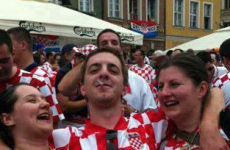 Uh oh, the Eamon Keegan photo has been discovered - by one of the Croatian ladies' employers