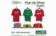 Classic Football Shirts opening Dublin pop-up shop