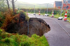 People urged to stay away from sinkhole which has developed near Cork village