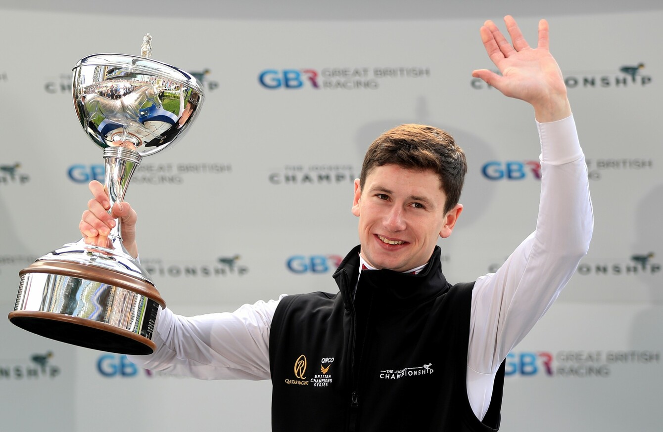 Oisin Murphy's Champion Jockey win a testament to his talent and work ethic