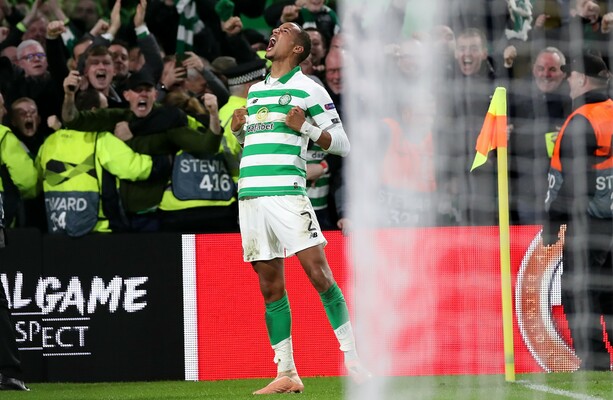 Jullien’s 89th-minute header earns Celtic dramatic Europa League win against Lazio