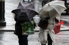 Status Yellow rainfall warning issued for six counties