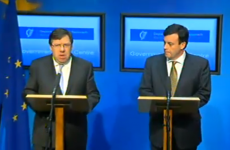 Outrage over RTÉ television coverage of bailout announcement