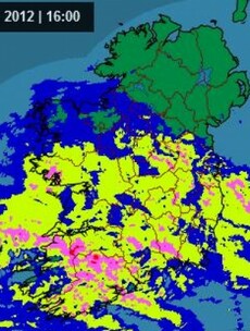 In pics: The graphs that showed the rain march across Ireland today