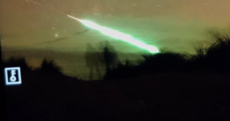 'Green ball of fire' - A stunning green fireball lit up the Irish sky last night