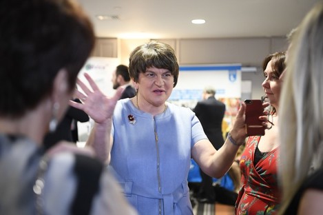 DUP leader Arlene Foster at the party's annual conference last weekend