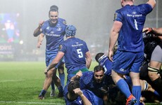Leinster's young stars shine through the rain in 8-try rout of Dragons